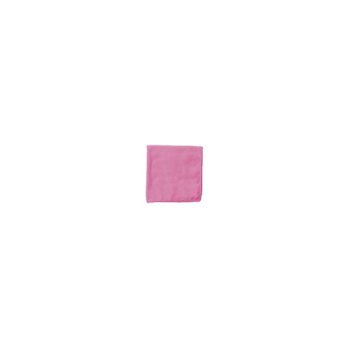 Janisan MF16P Microfiber General Purpose Cloth - 16" x 16" - Pink in Color