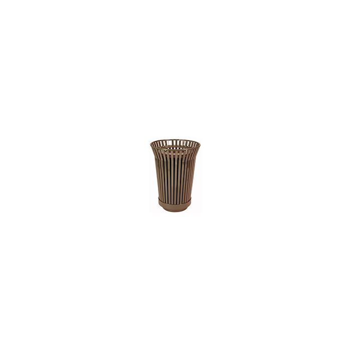 Witt Industries RC2410 River City Waste Receptacle - 24 gallon capacity - 23" Dia. x 32.25" H - Black, Brown or Green