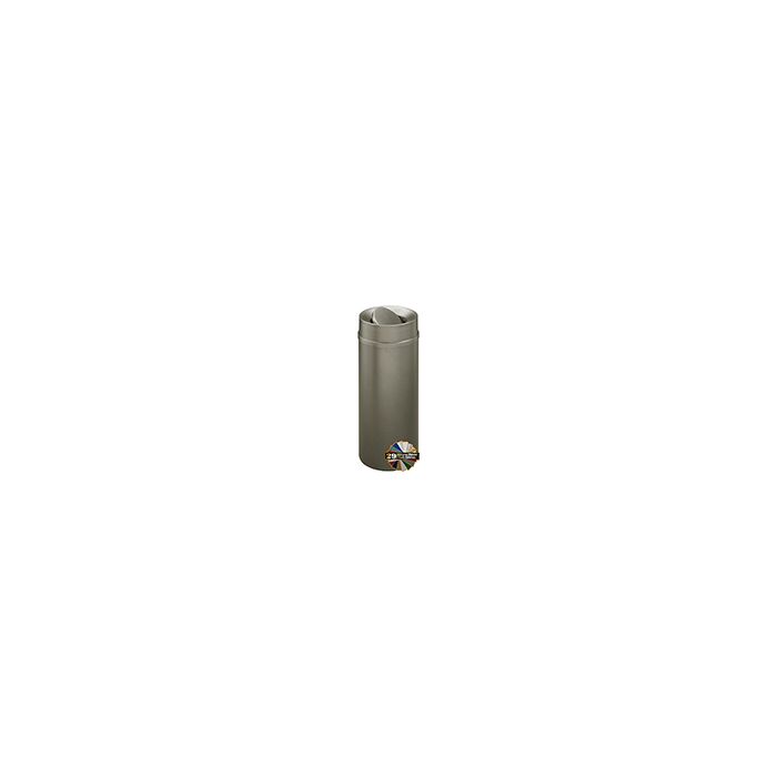 Glaro TA1251 Mount Everest Tip Action Top Receptacle - 12 Gallon Capacity - 12" Dia. x 32" H - Matching Enamel Cover