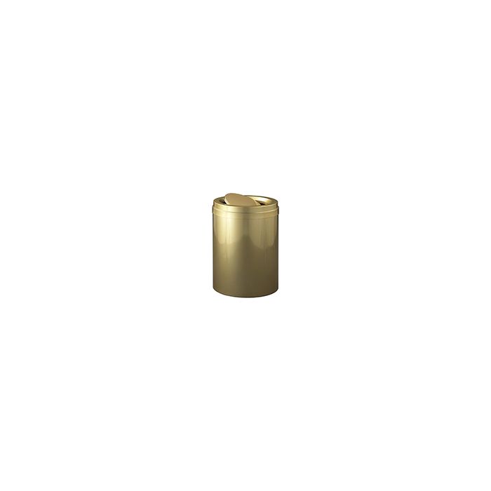 Glaro TA2037GB Value Tip Action Top Receptacle - 41 Gallon Capacity - 20" Dia. x 31" H - Gloss Brass