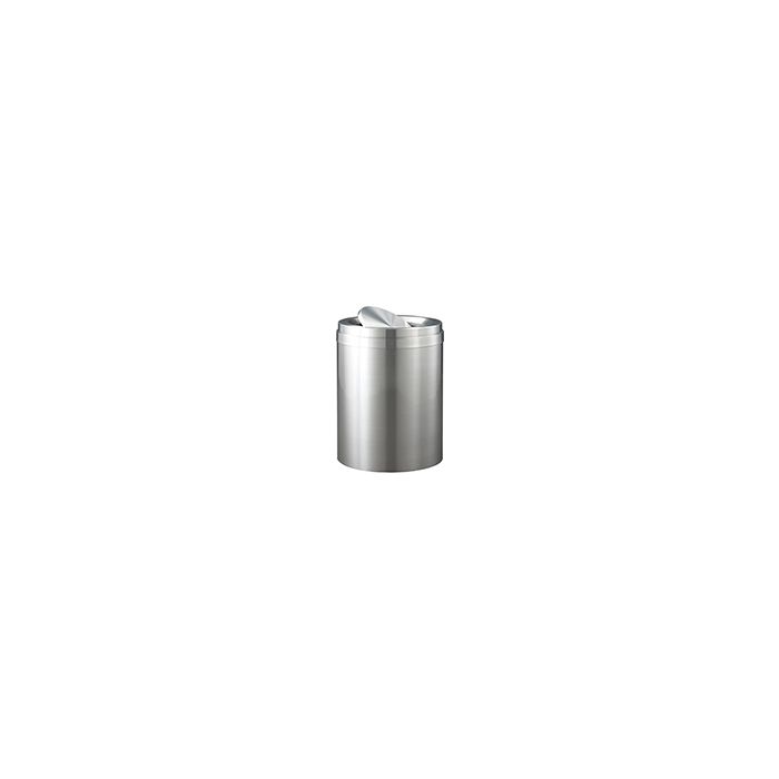 Glaro TA2037SA Value Tip Action Top Receptacle - 41 Gallon Capacity - 20" Dia. x 31" H - Satin Aluminum