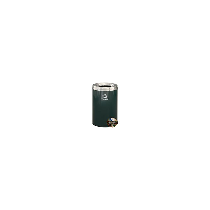 Glaro W2032 "RecyclePro 1" Receptacle with Large Round Opening - 33 Gallon Capacity - 20" Dia. x 31" H - Assorted Colors