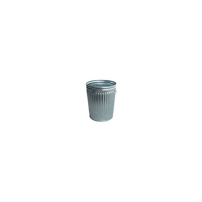 Witt Industries WCD24C Light Duty Galvanized Steel Trash Can - CAN ONLY - 24 Gallon Capacity - 19.5" Dia. x 23.5" H