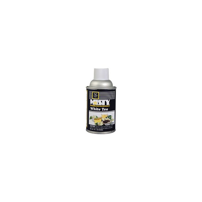 Amrep Misty Premium Metered Air Freshener - 7 oz. can - 1 case of 12 cans - White Tea