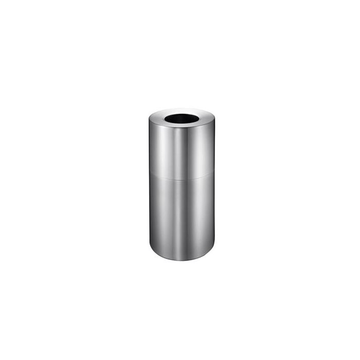 Imprezza ALMO18 Aluminum Open Top Garbage Can - 18 Gallon Capacity - Satin Aluminum