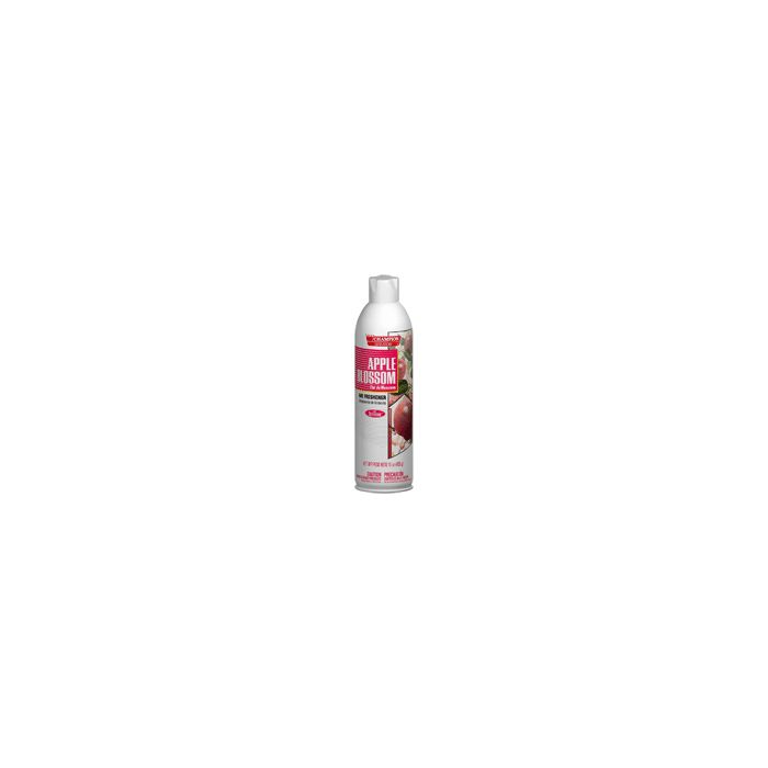 Champion Sprayon Water-Based Air Freshener - 1 case of 12 cans - 15 oz. per can - Apple Blossom