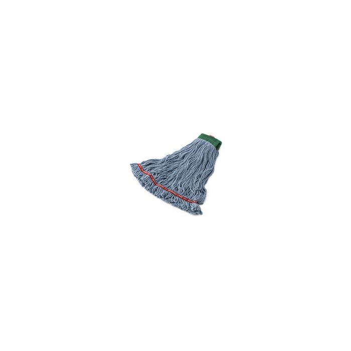 Rubbermaid C252-06 Swinger Loop Shrinkless Wet Mop - Medium - 5" Green Headband