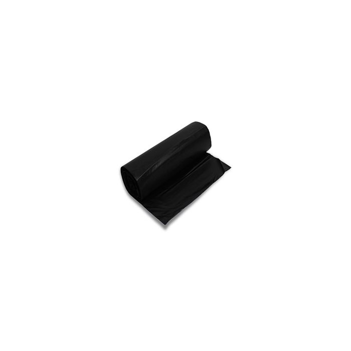 Chef Designed CL-2750 High-Density Mini-Roll Black Trash Bags - 30 x 37 - 20-30 Gallon Capacity - 12 Micron - 500 per case - Perforated Roll