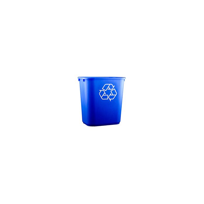 Continental 2818-1 Deskside Recycling Wastebasket - Medium - 28 1/8 U.S. Quart Capacity