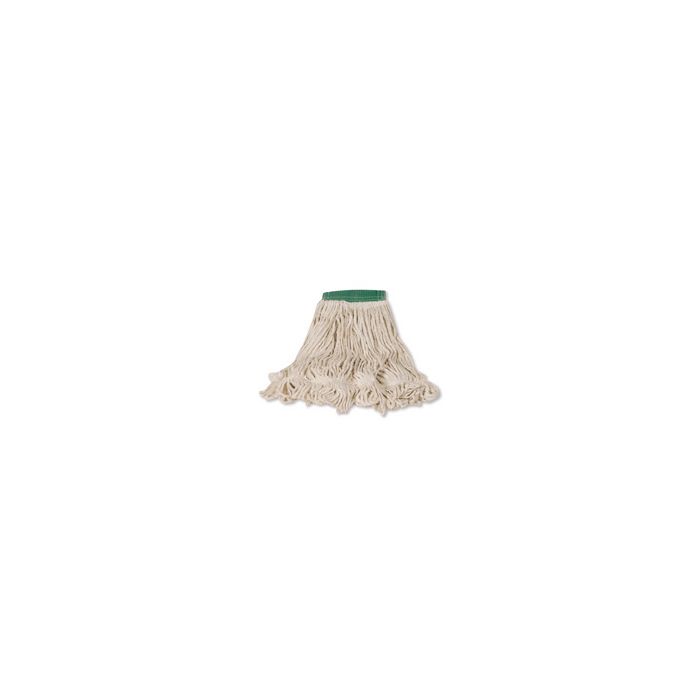 Rubbermaid D252-06 Super Stitch Blend Mop - Medium - 5" Green Headband