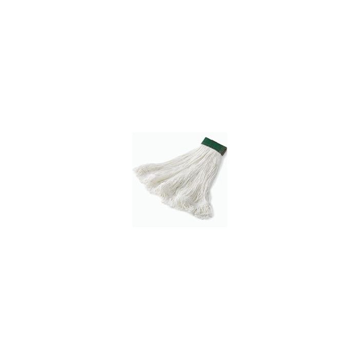 Rubbermaid D452-06 Super Stitch Rayon Mop - Medium - 5" Green Headband