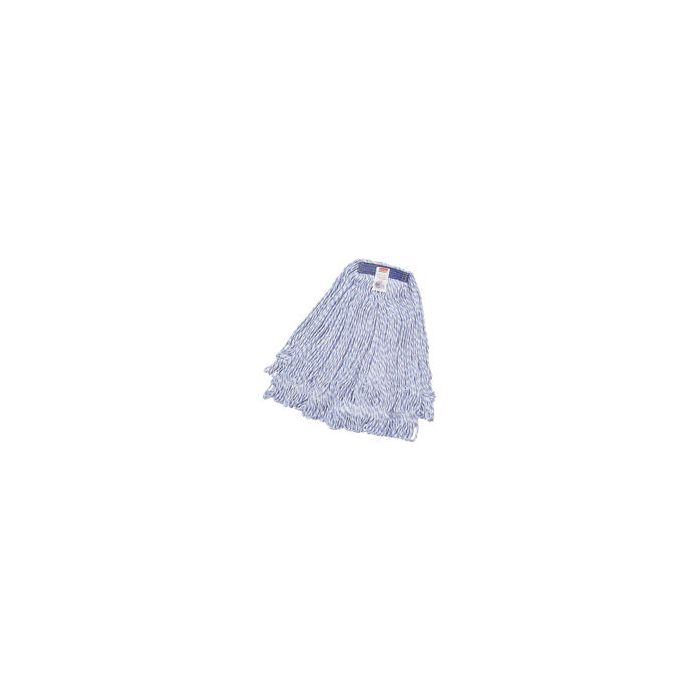 Rubbermaid D512-06 Super Stitch Finish Mop - Medium - 1" Blue Headband