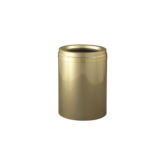 Glaro F2037GB Value Funnel Top Receptacle - 41 Gallon Capacity - 20" Dia. x 31" H - Gloss Brass