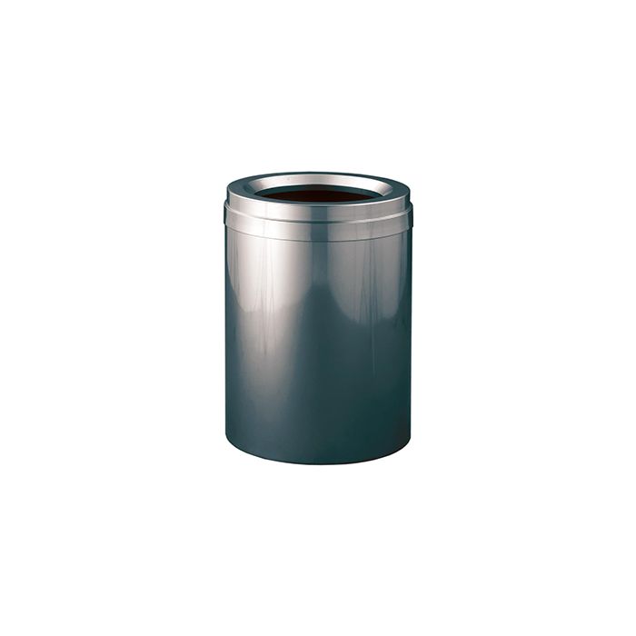 Glaro F2037GC Value Funnel Top Receptacle - 41 Gallon Capacity - 20" Dia. x 31" H - Gloss Chrome