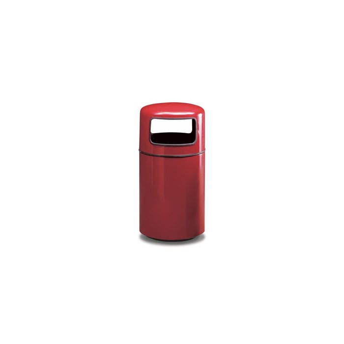 FG1837 Two Piece Round Model with Two Disposal Openings - 28 Gallon Capacity - 18" Dia. x 37" H - 2 Disposal Openings Measuring 12" W x 6.5" H