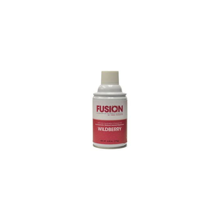 Fresh Products Fusion Metered Air Freshener Refills - 1 case of 12 cans - 6.25 oz can - Wildberry