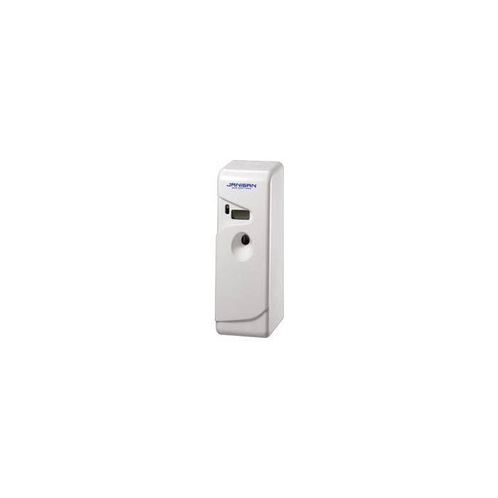 Janisan FP1WH Fully Programmable LCD and LED Automatic Air Freshener Dispenser - White in Color