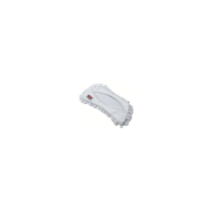 Rubbermaid Q861 HYGEN Microfiber Flexi Frame Hi Pile Refill - 8.9" L x 5.9" W x 0.9" H - White in Color