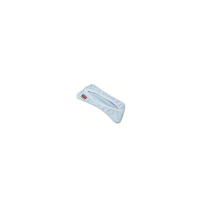 Rubbermaid Q871 HYGEN Microfiber Flexi Frame Glass Refill - 8.9" L x 5.9" W x 0.9" H - Blue in Color