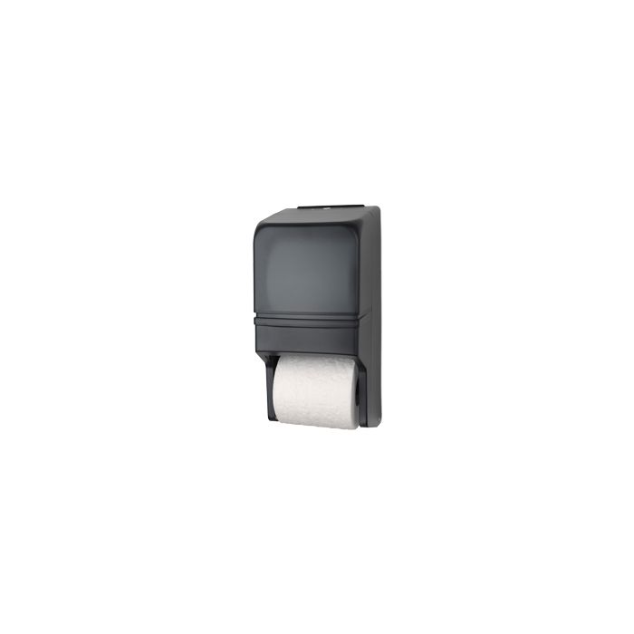 Palmer Fixture RD0025-01 Two Roll Standard Tissue Dispenser  2lbs- Dark Translucent in Color