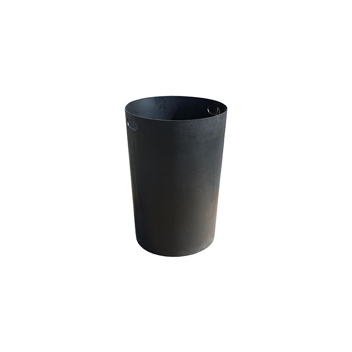 Witt Industries SMB36L Round Ridged Plastic Liner For - 36 U.S Gallon - 20.25" Dia. x 30" H - Black in Color