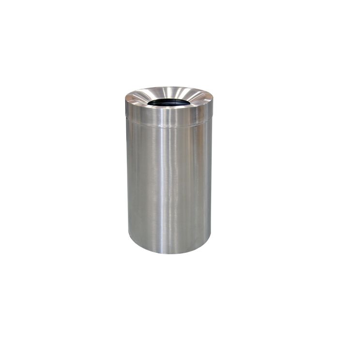 Imprezza SSFT32PL Funnel Top Trash Can - 32 Gallon Capacity - 20" Dia. x 33 1/4" H - Stainless Steel