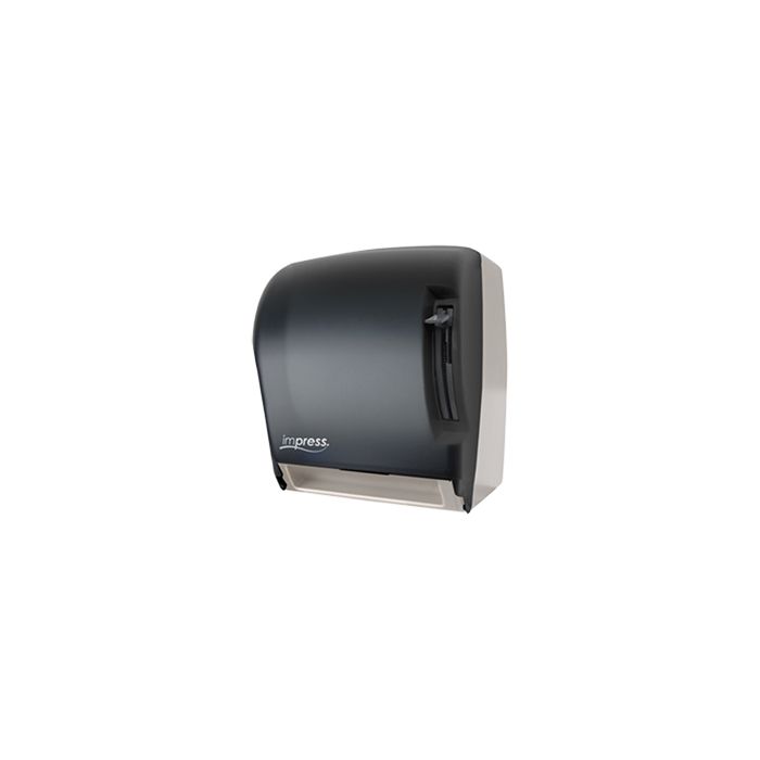 Palmer Fixture TD0220-01 Impress Lever Roll Towel Dispenser 4lbs - Dark Translucent in Color