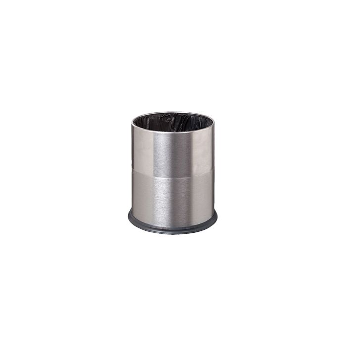 Imprezza WBWSSS2 Concealed Waste Bag Wastebasket - 3.5 Gallon Capacity - 9.5" Dia. x 12.5" H - Stainless Steel